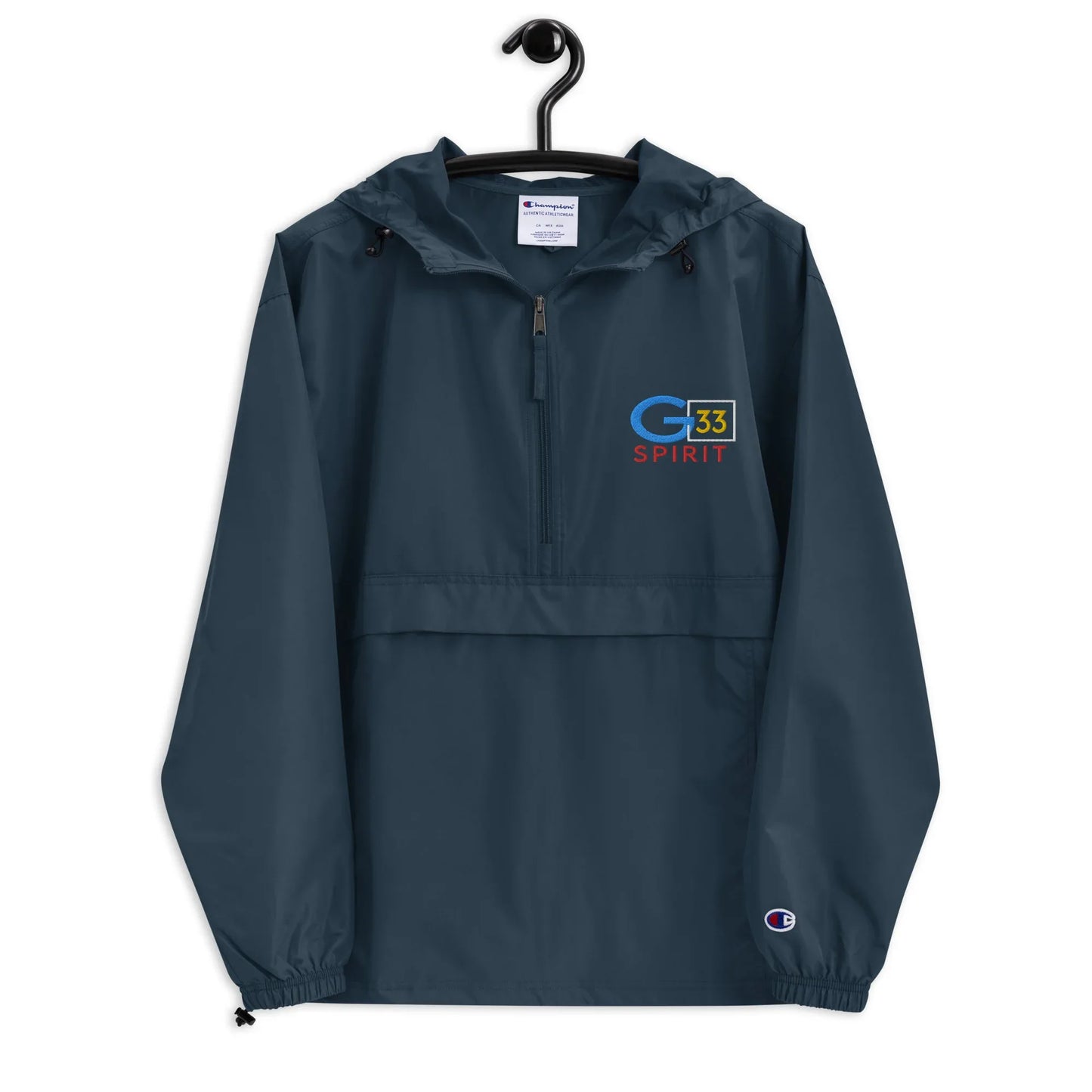 Embroidered Champion Packable Jacket - Da G.A.T.E 33