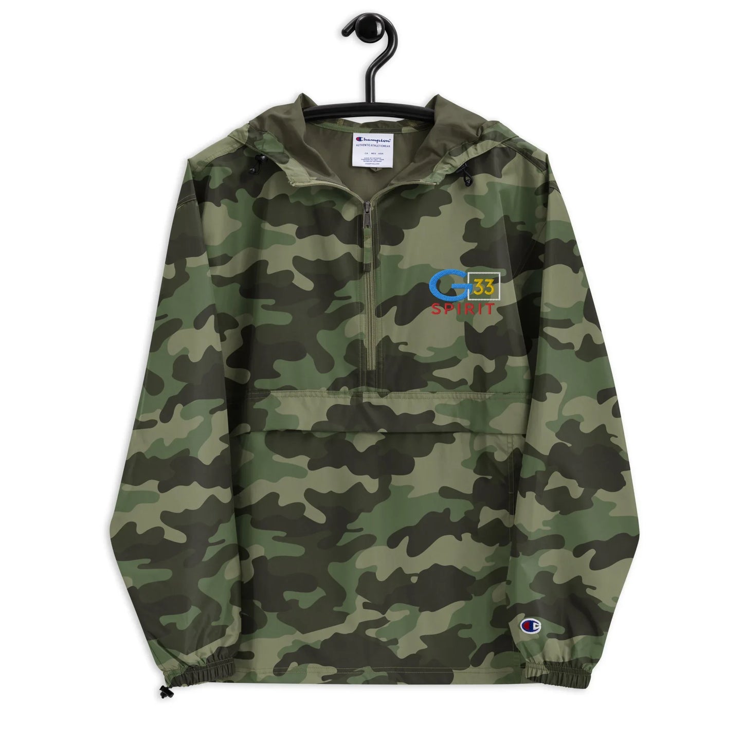 Embroidered Champion Packable Jacket - Da G.A.T.E 33