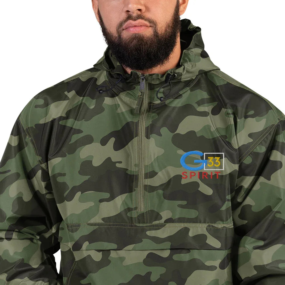 Embroidered Champion Packable Jacket - Da G.A.T.E 33