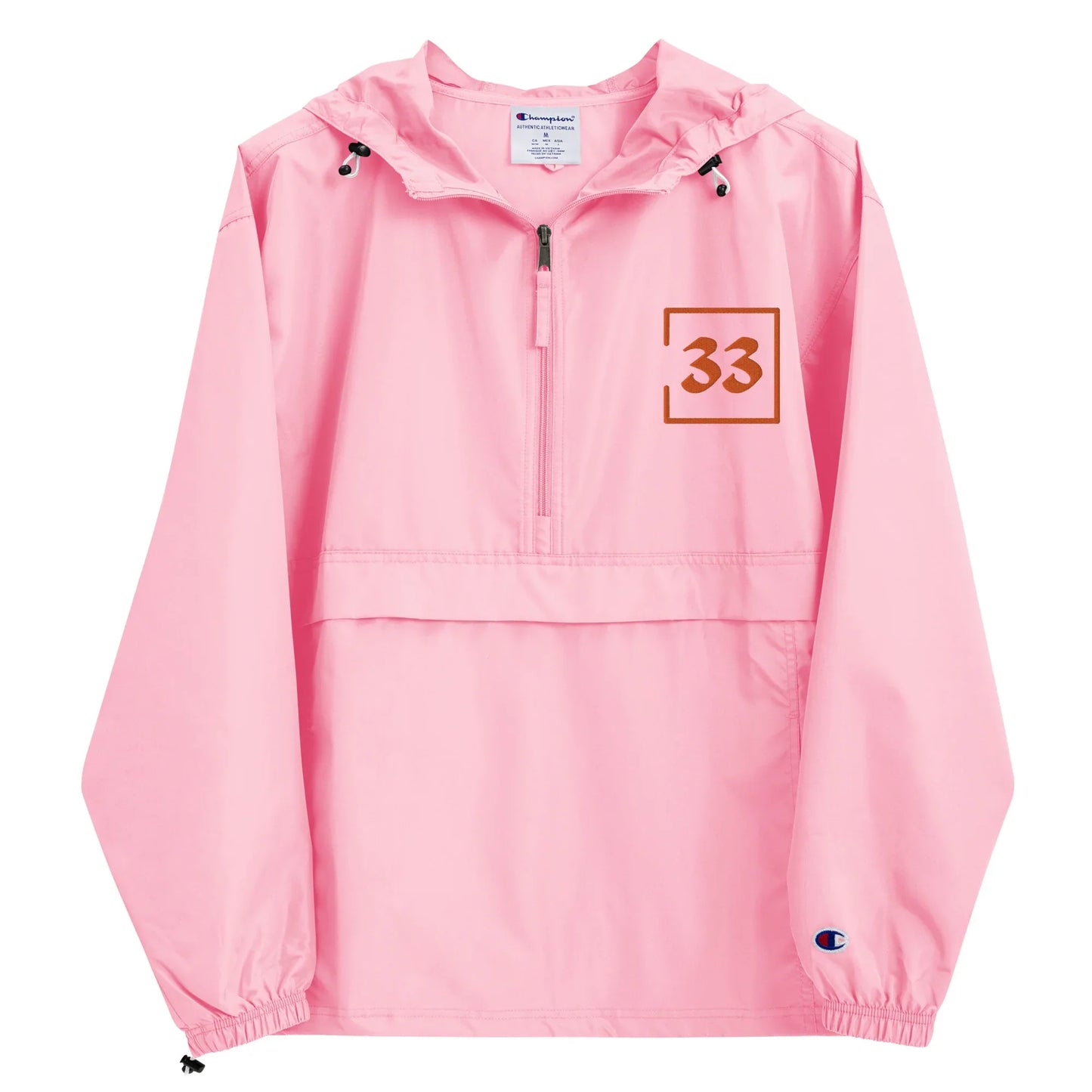 33 Embroidered Champion Packable Jacket - Da G.A.T.E 33