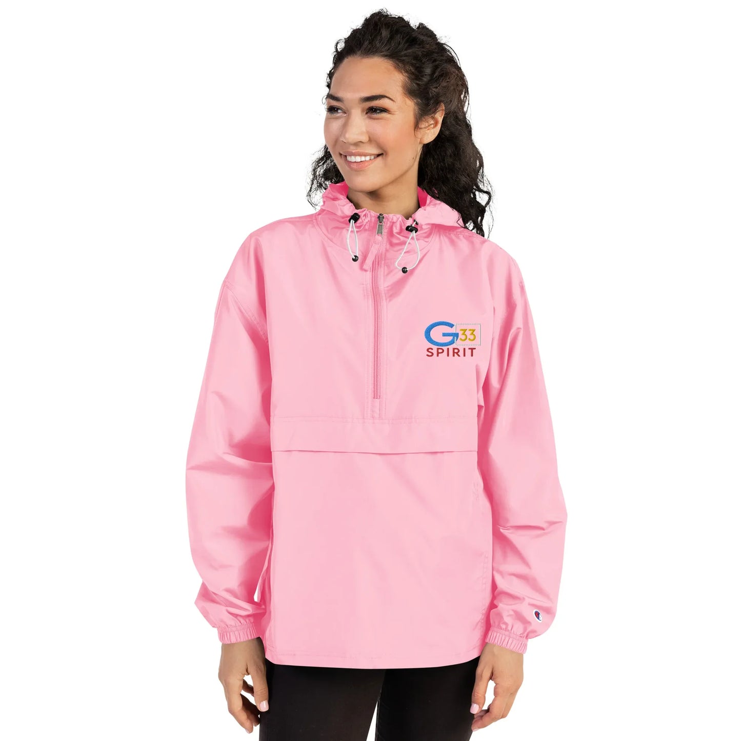 Embroidered Champion Packable Jacket - Da G.A.T.E 33