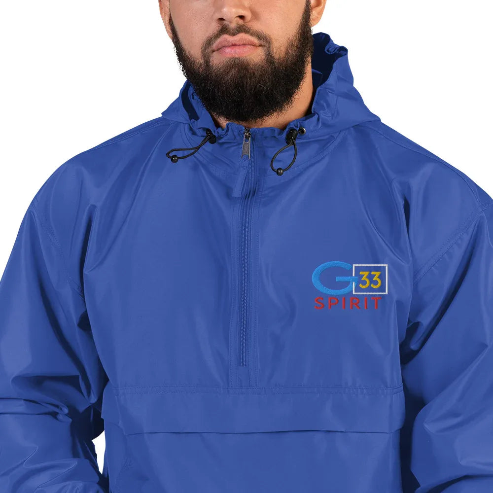 Embroidered Champion Packable Jacket - Da G.A.T.E 33