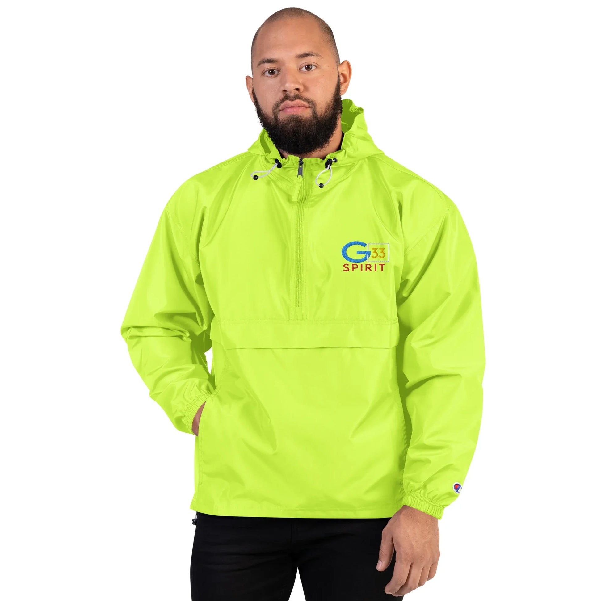 Embroidered Champion Packable Jacket - Da G.A.T.E 33