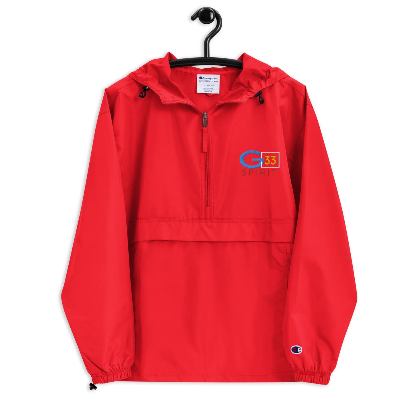 Embroidered Champion Packable Jacket - Da G.A.T.E 33