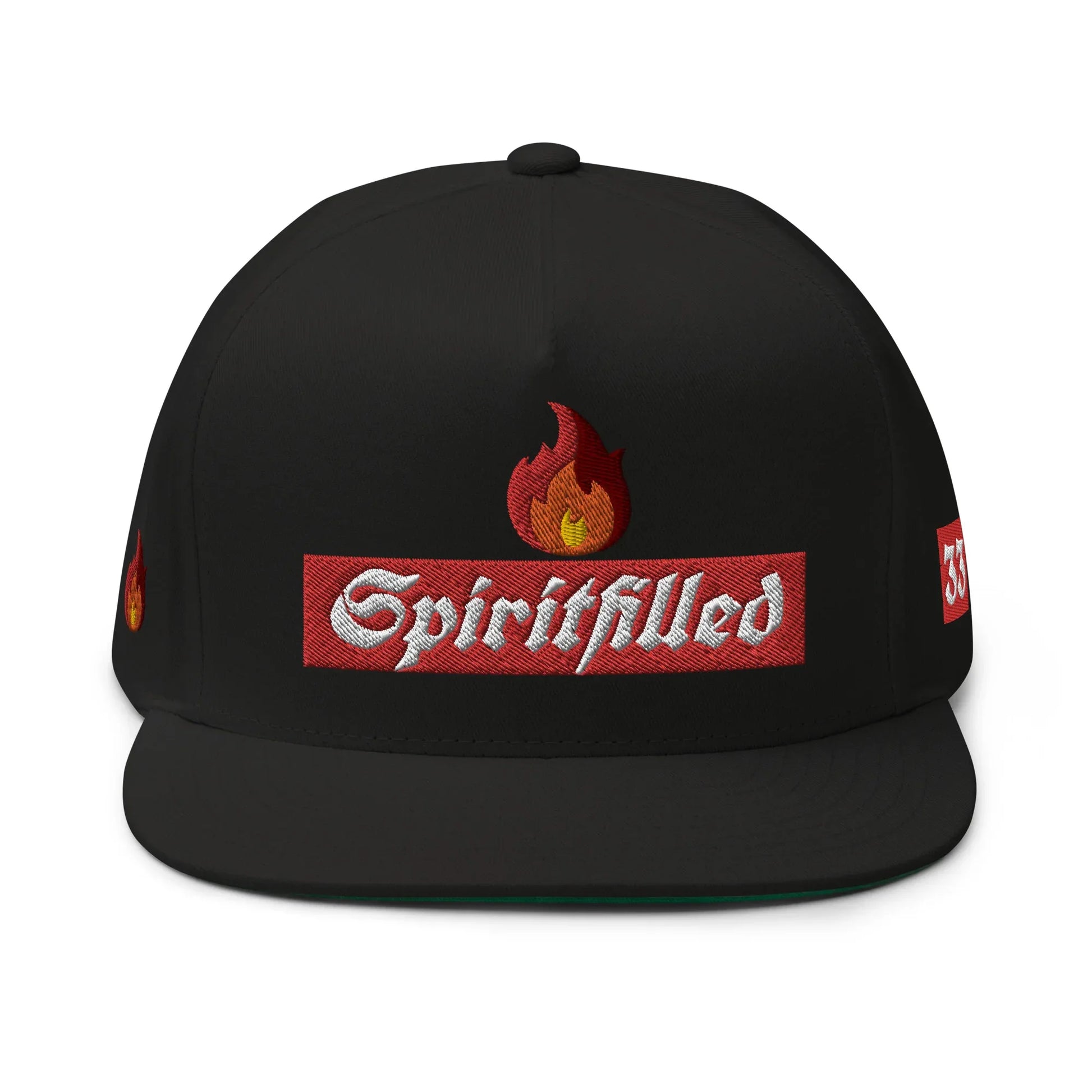 33 Spiritfilled Flat Bill Cap - Da G.A.T.E 33