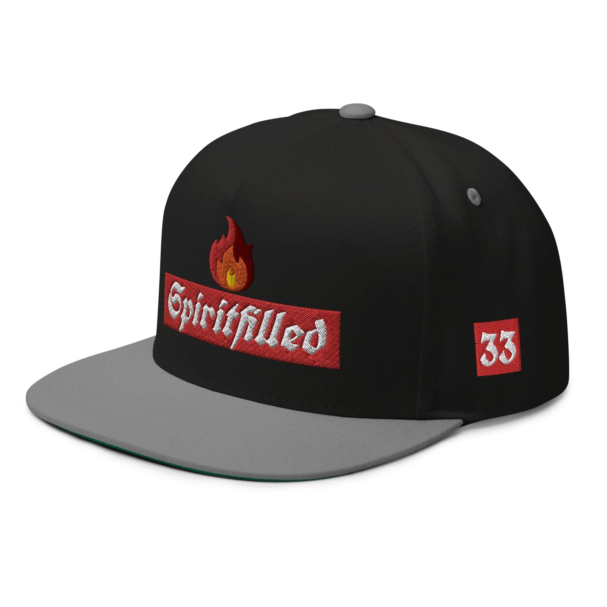 33 Spiritfilled Flat Bill Cap - Da G.A.T.E 33