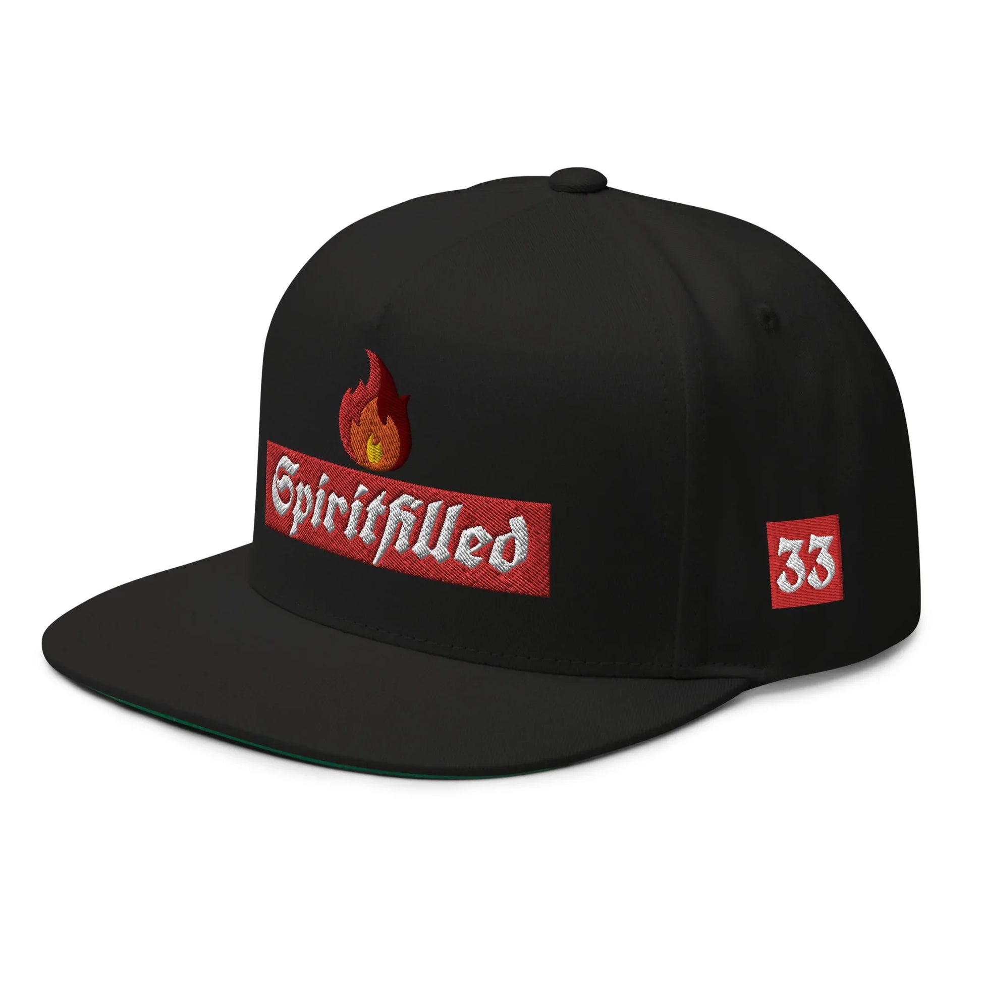 33 Spiritfilled Flat Bill Cap - Da G.A.T.E 33