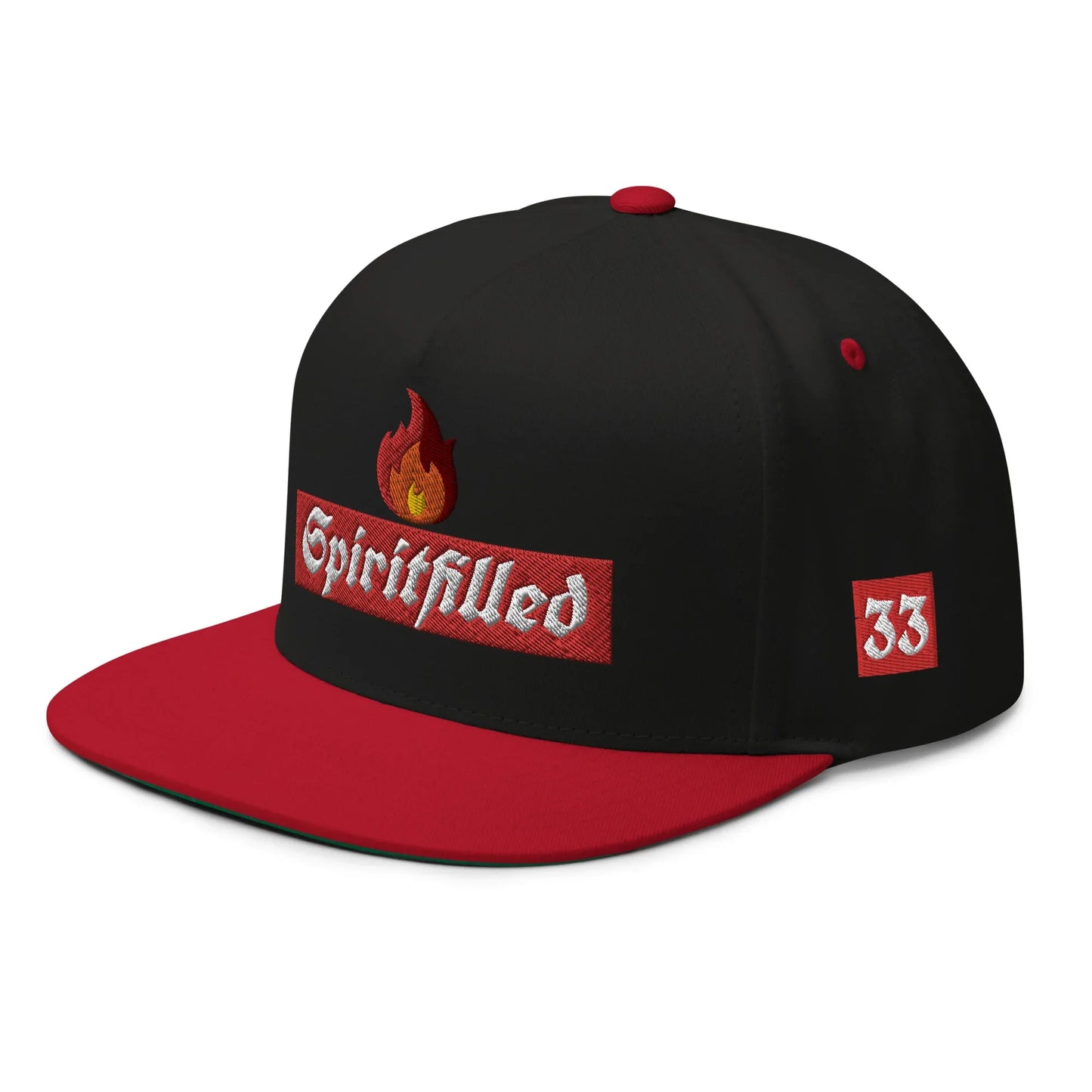 33 Spiritfilled Flat Bill Cap - Da G.A.T.E 33