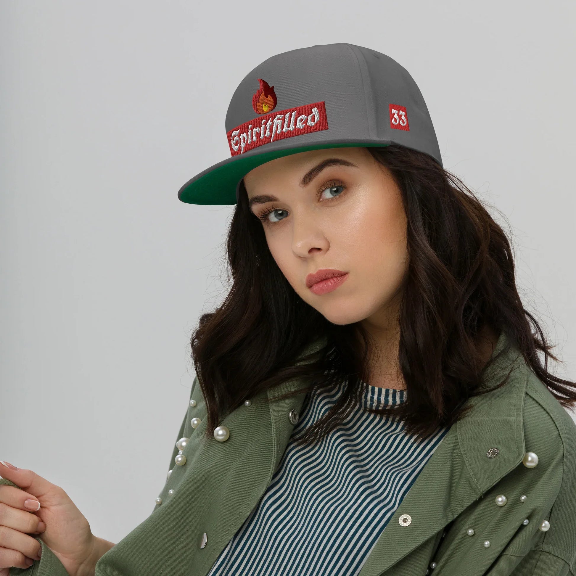 33 Spiritfilled Flat Bill Cap - Da G.A.T.E 33