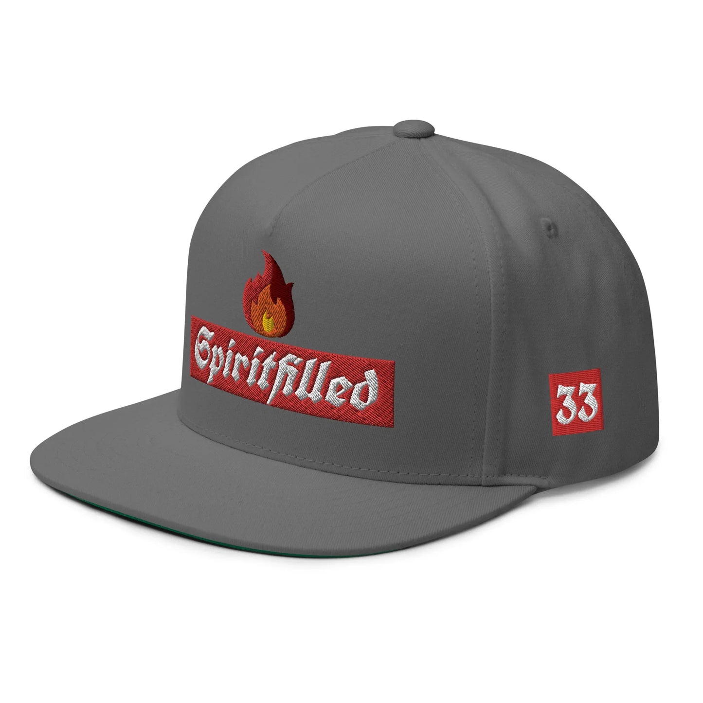 33 Spiritfilled Flat Bill Cap - Da G.A.T.E 33