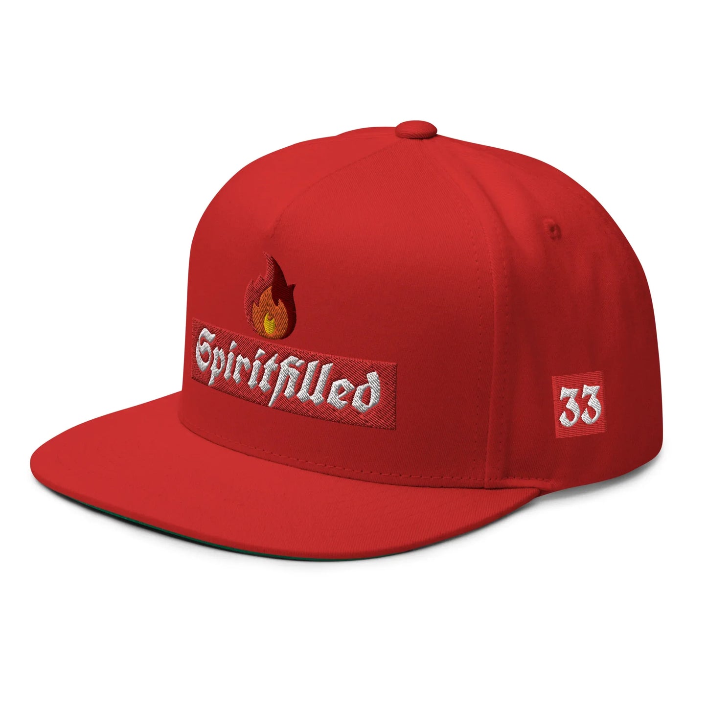 33 Spiritfilled Flat Bill Cap - Da G.A.T.E 33