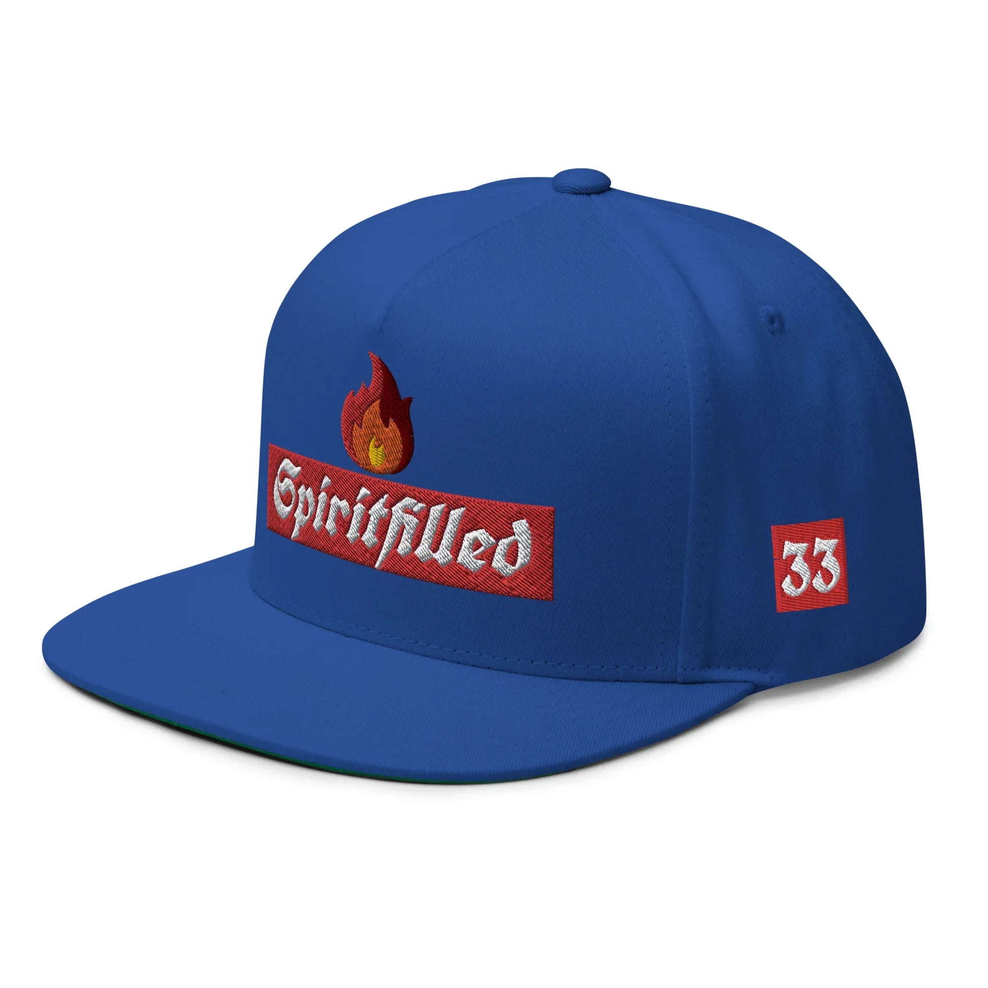 33 Spiritfilled Flat Bill Cap - Da G.A.T.E 33