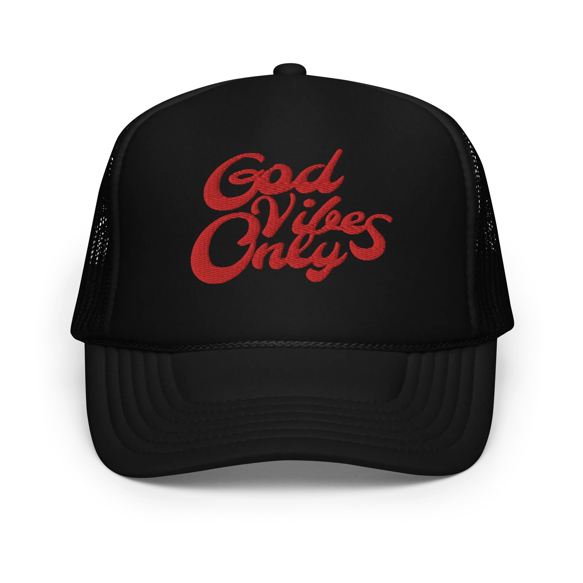 God Vibes Only Foam trucker hat - Da G.A.T.E 33