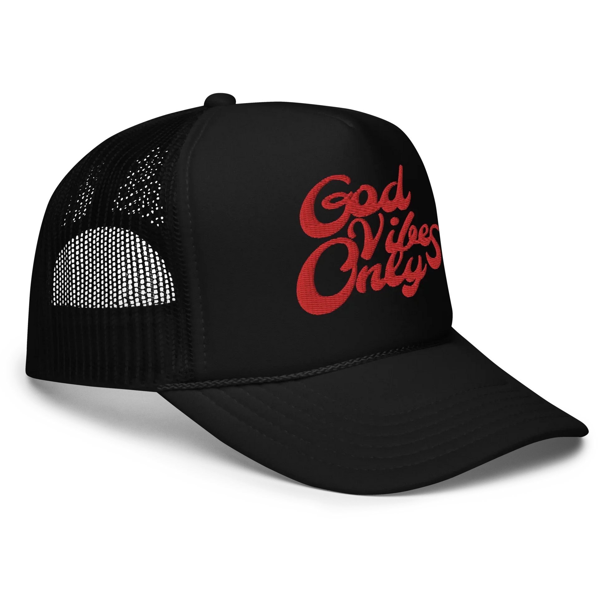 God Vibes Only Foam trucker hat - Da G.A.T.E 33