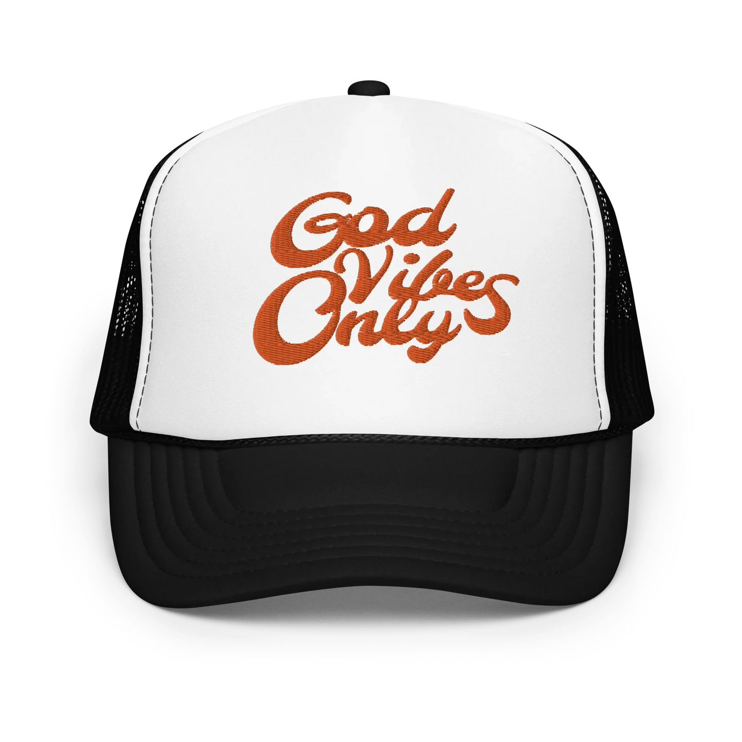 God Vibes Only Foam trucker hat - Da G.A.T.E 33