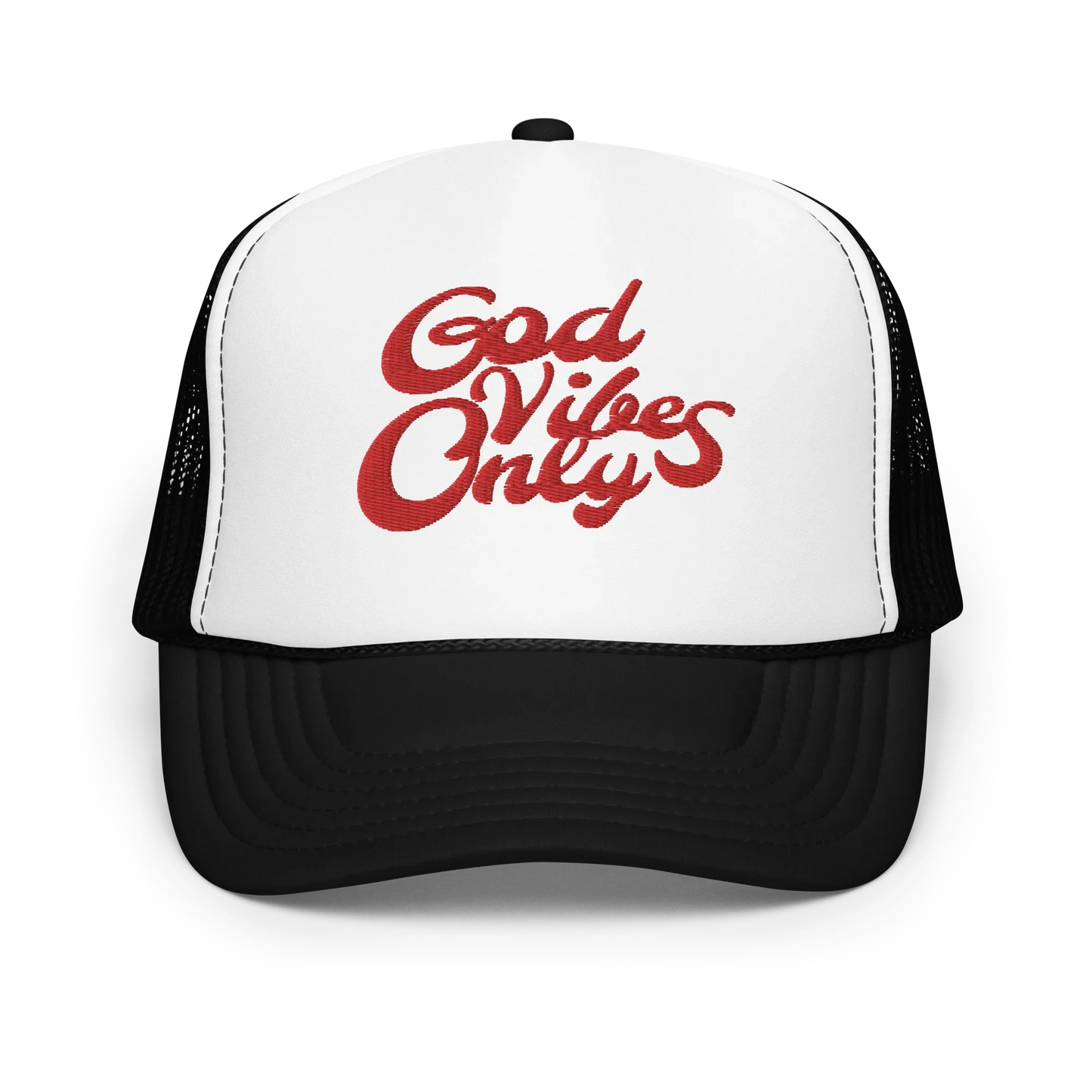 God Vibes Only Foam trucker hat - Da G.A.T.E 33