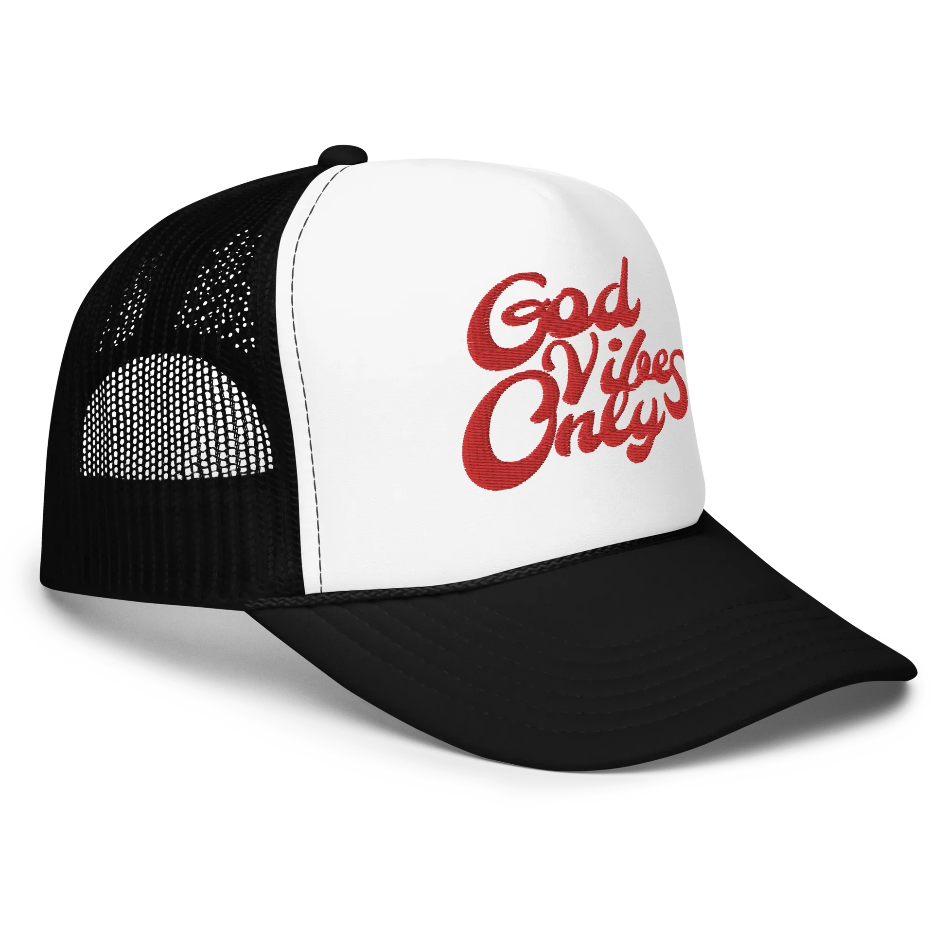 God Vibes Only Foam trucker hat - Da G.A.T.E 33