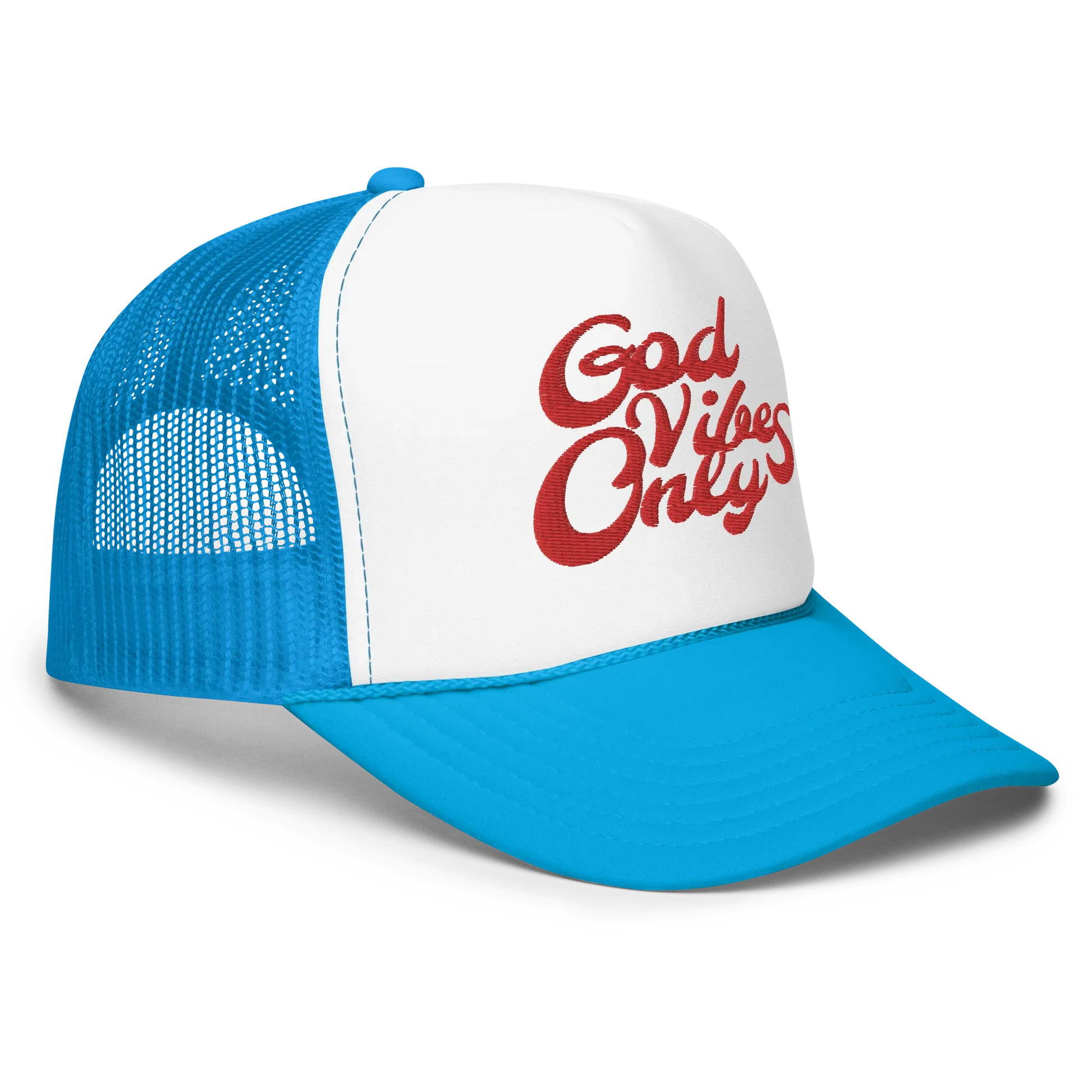 God Vibes Only Foam trucker hat - Da G.A.T.E 33