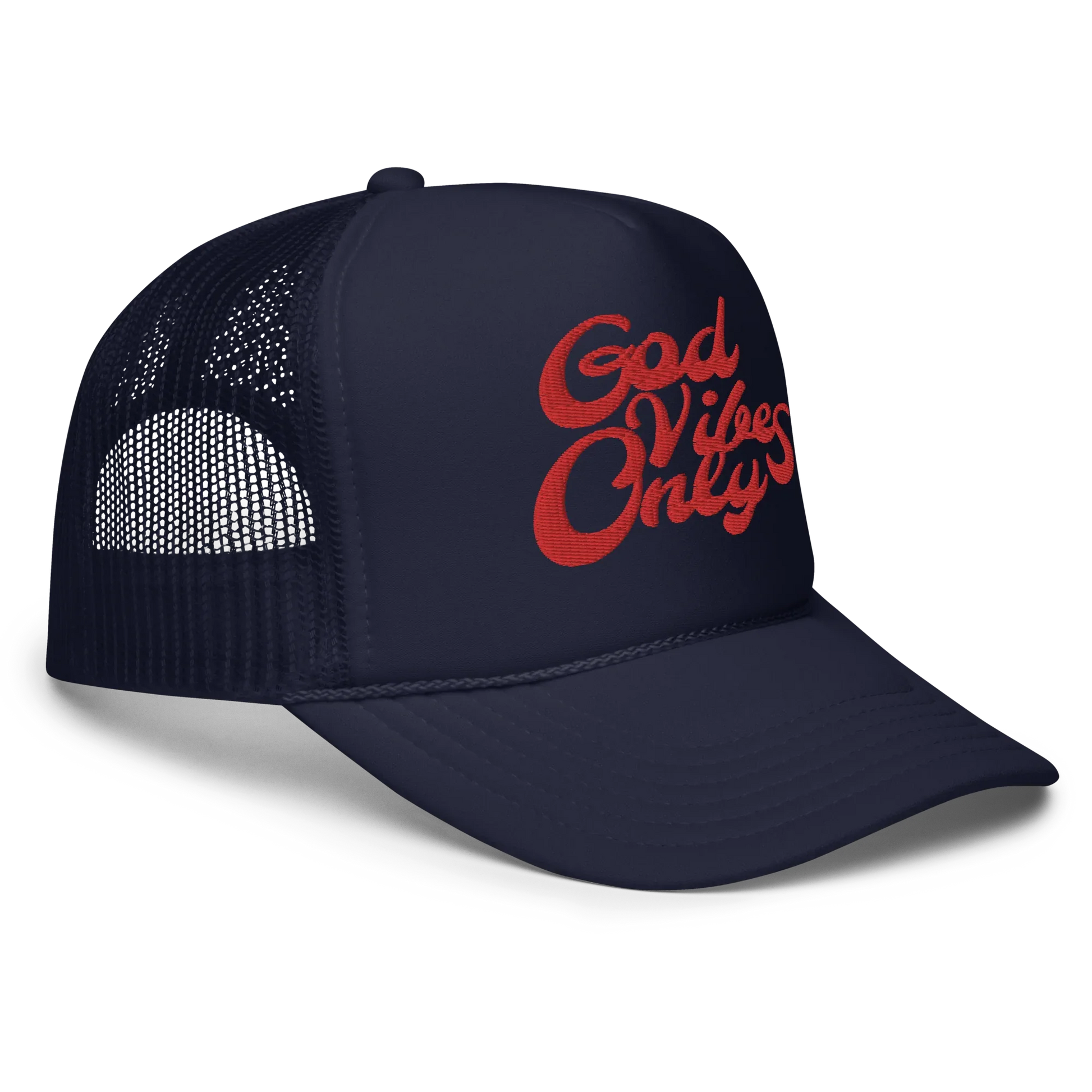God Vibes Only Foam trucker hat - Da G.A.T.E 33