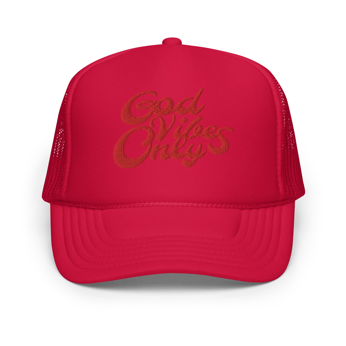 God Vibes Only Foam trucker hat - Da G.A.T.E 33