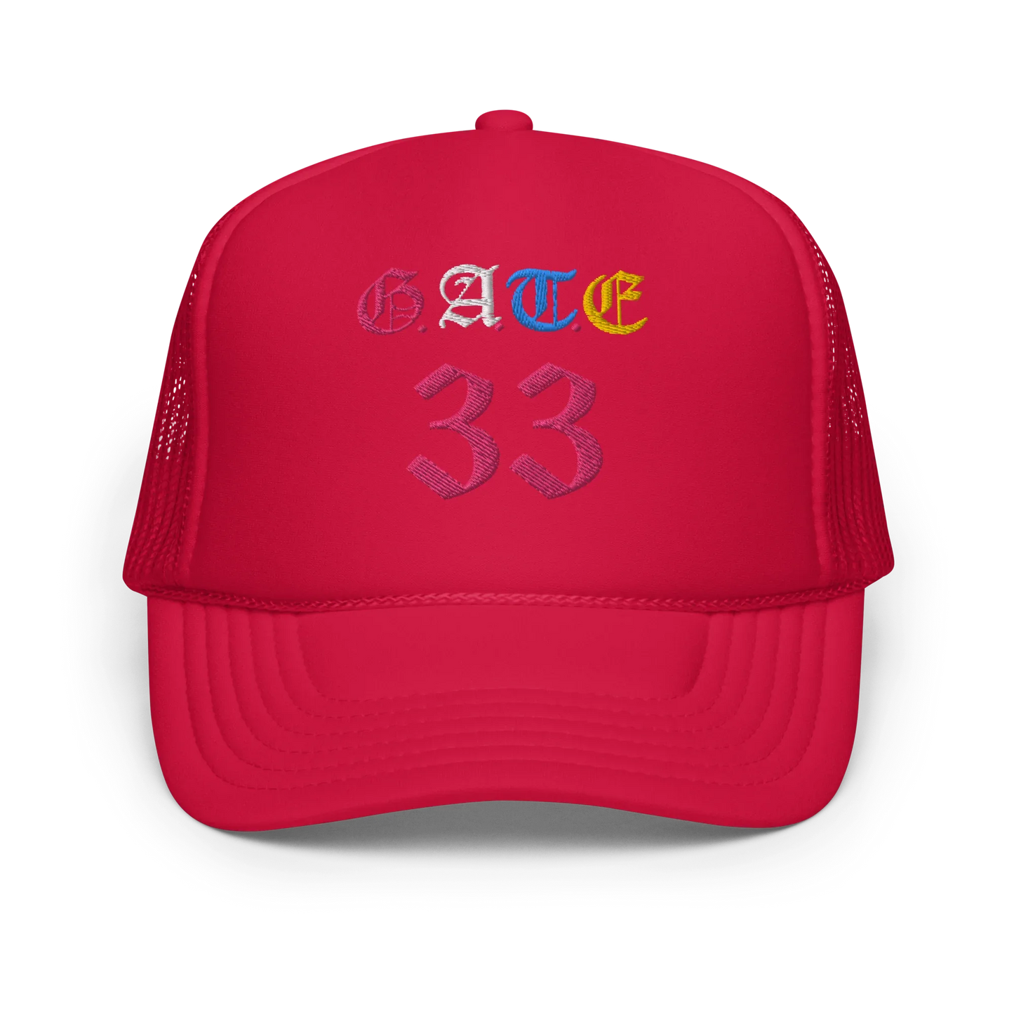 Gate33 Foam trucker hat - Da G.A.T.E 33