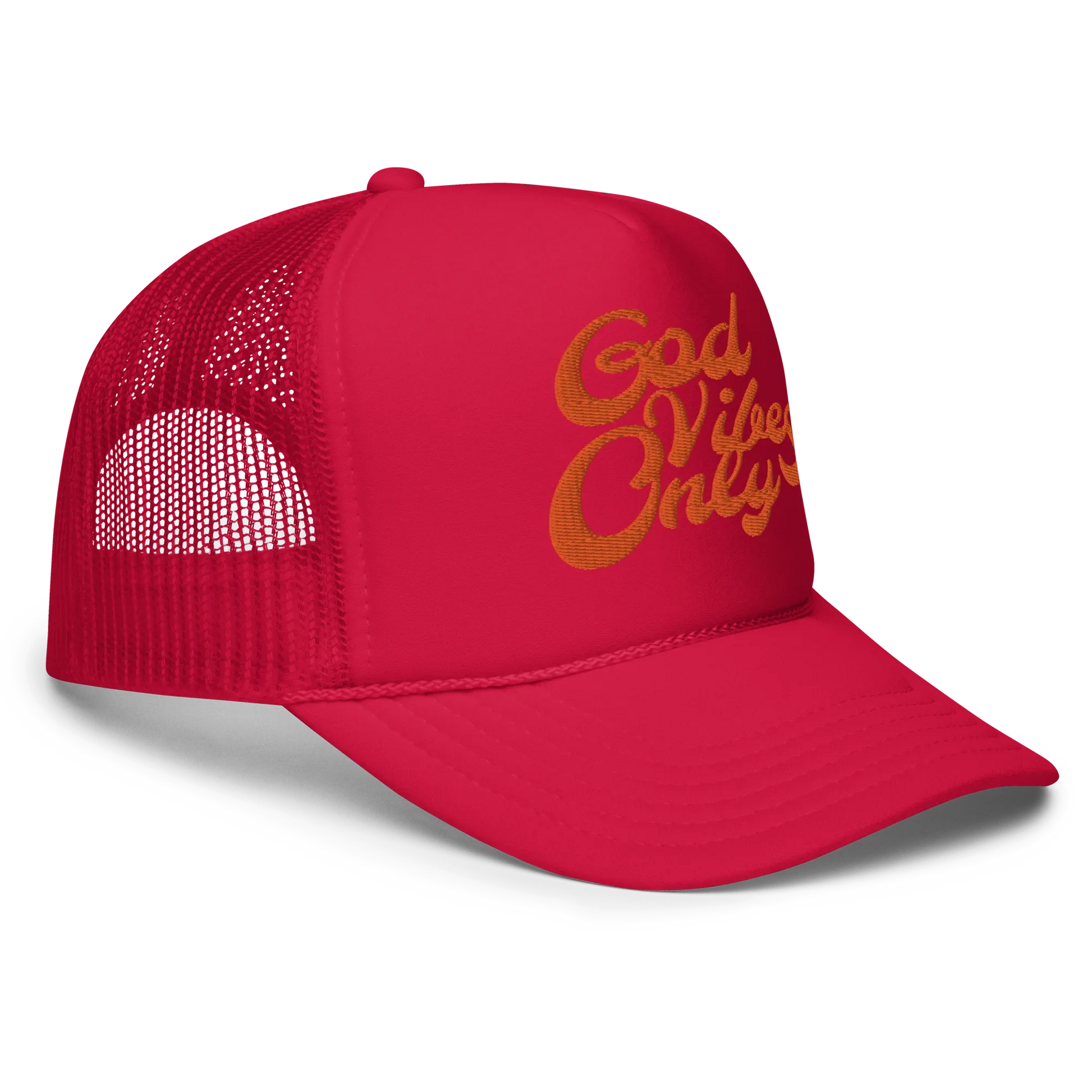 God Vibes Only Foam trucker hat - Da G.A.T.E 33