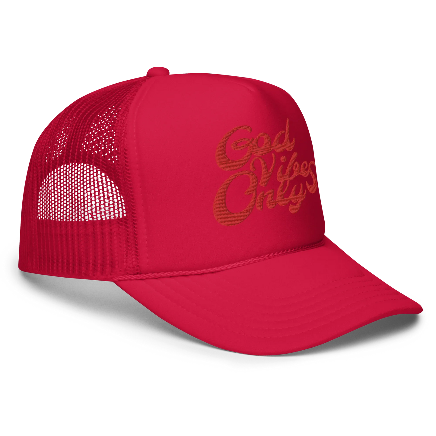 God Vibes Only Foam trucker hat - Da G.A.T.E 33