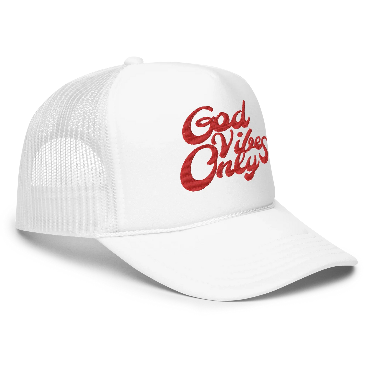 God Vibes Only Foam trucker hat - Da G.A.T.E 33