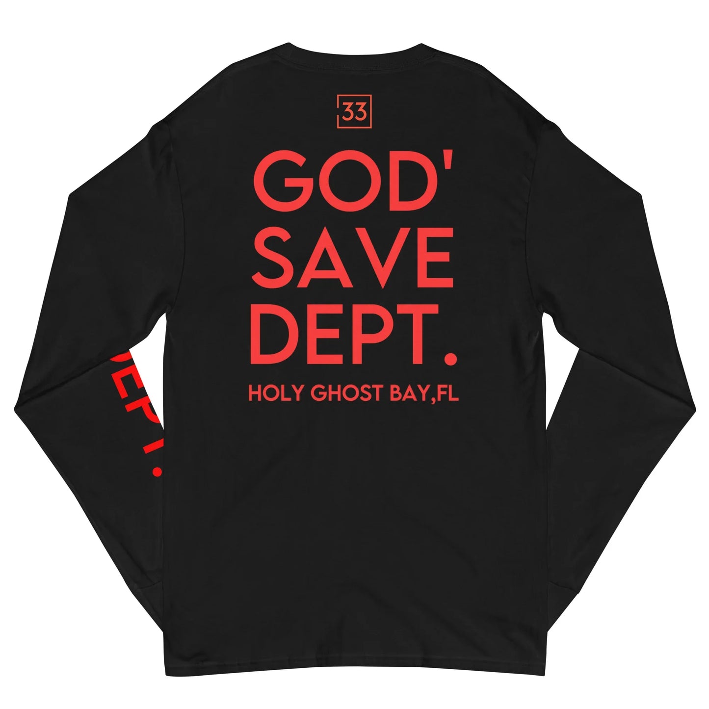 GOD’SAVE DEPT. Men's Champion Long Sleeve Shirt - Da G.A.T.E 33