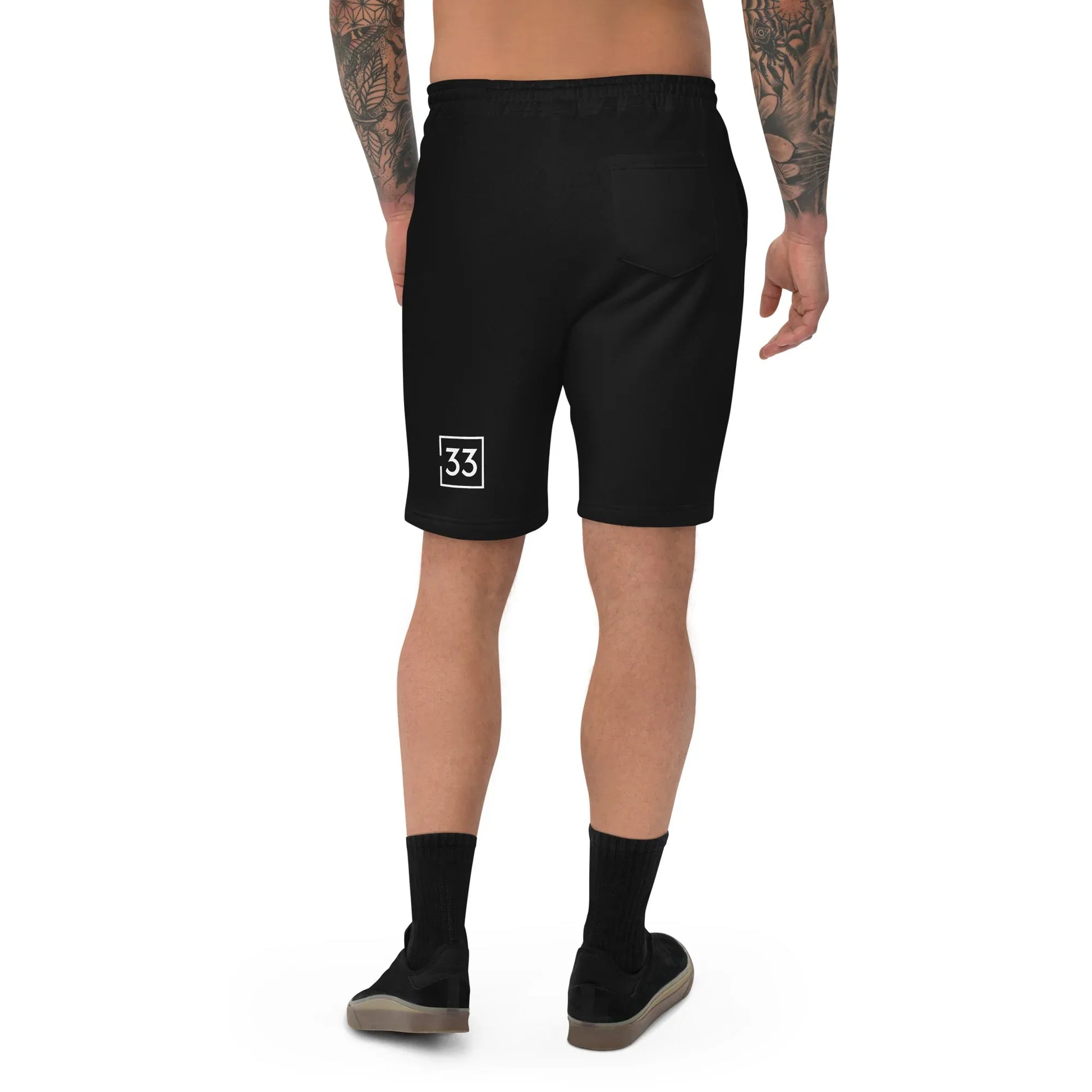 Pray for PR Men's fleece shorts - Da G.A.T.E 33
