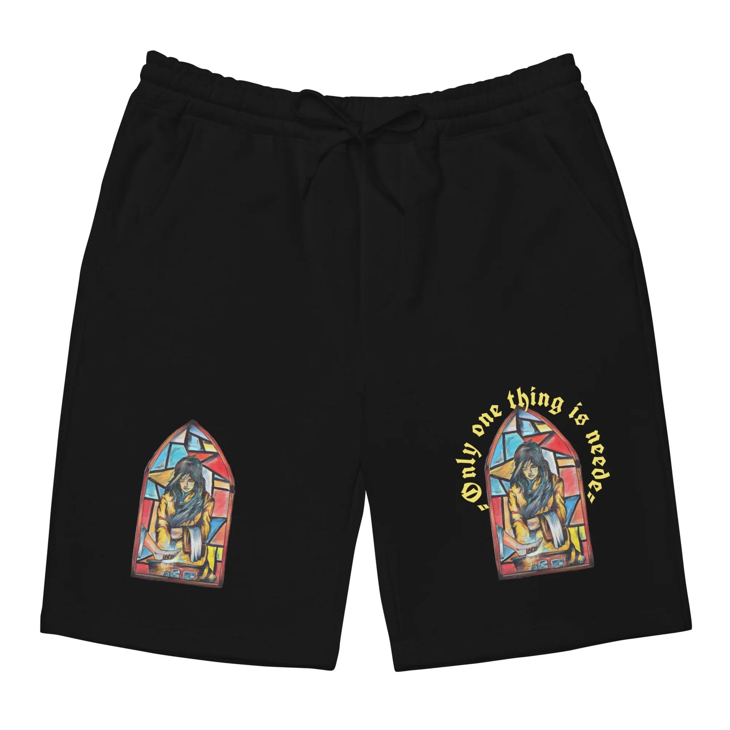 Only one thing is needed 33 Men's fleece shorts - Da G.A.T.E 33