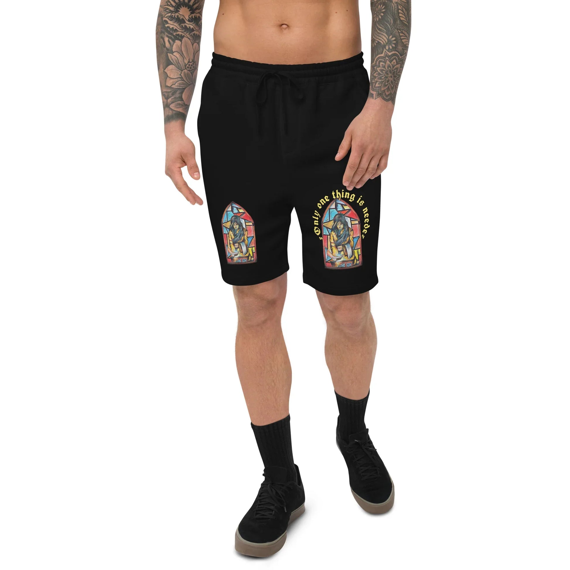 Only one thing is needed 33 Men's fleece shorts - Da G.A.T.E 33