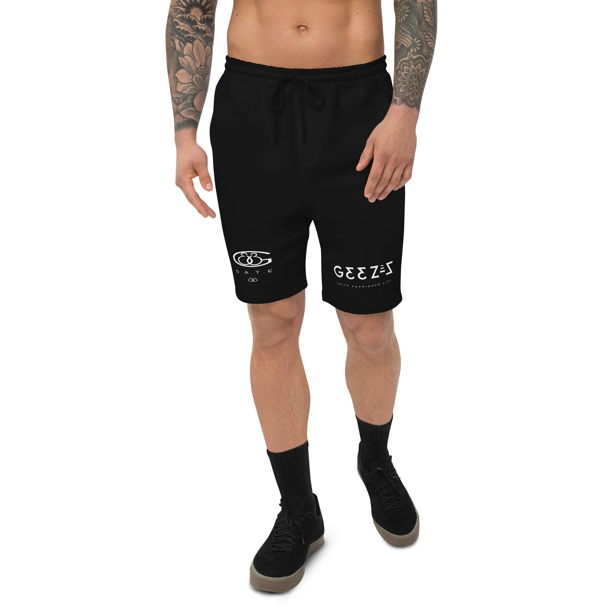 G33Z=Z Men's fleece shorts - Da G.A.T.E 33