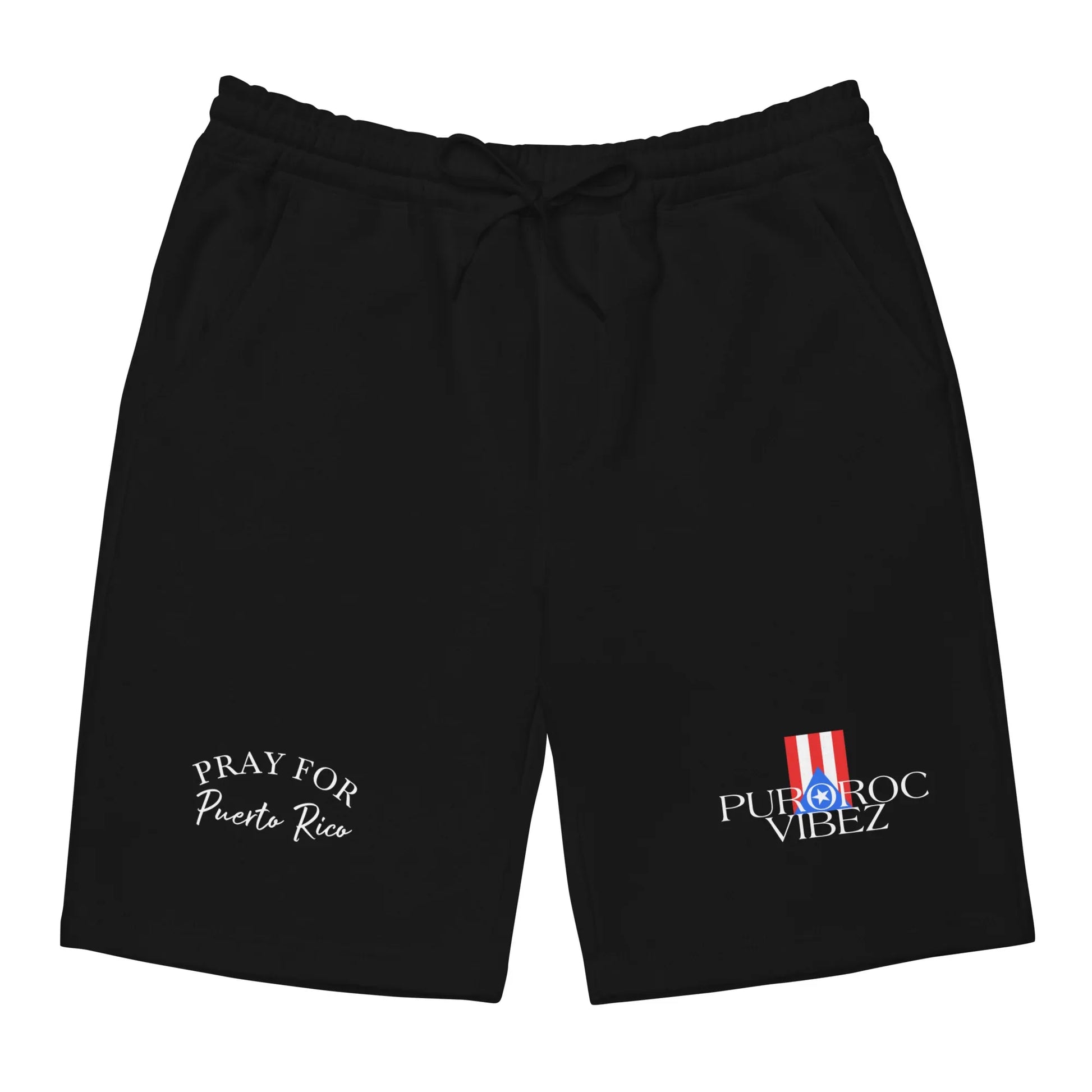 Pray for PR Men's fleece shorts - Da G.A.T.E 33