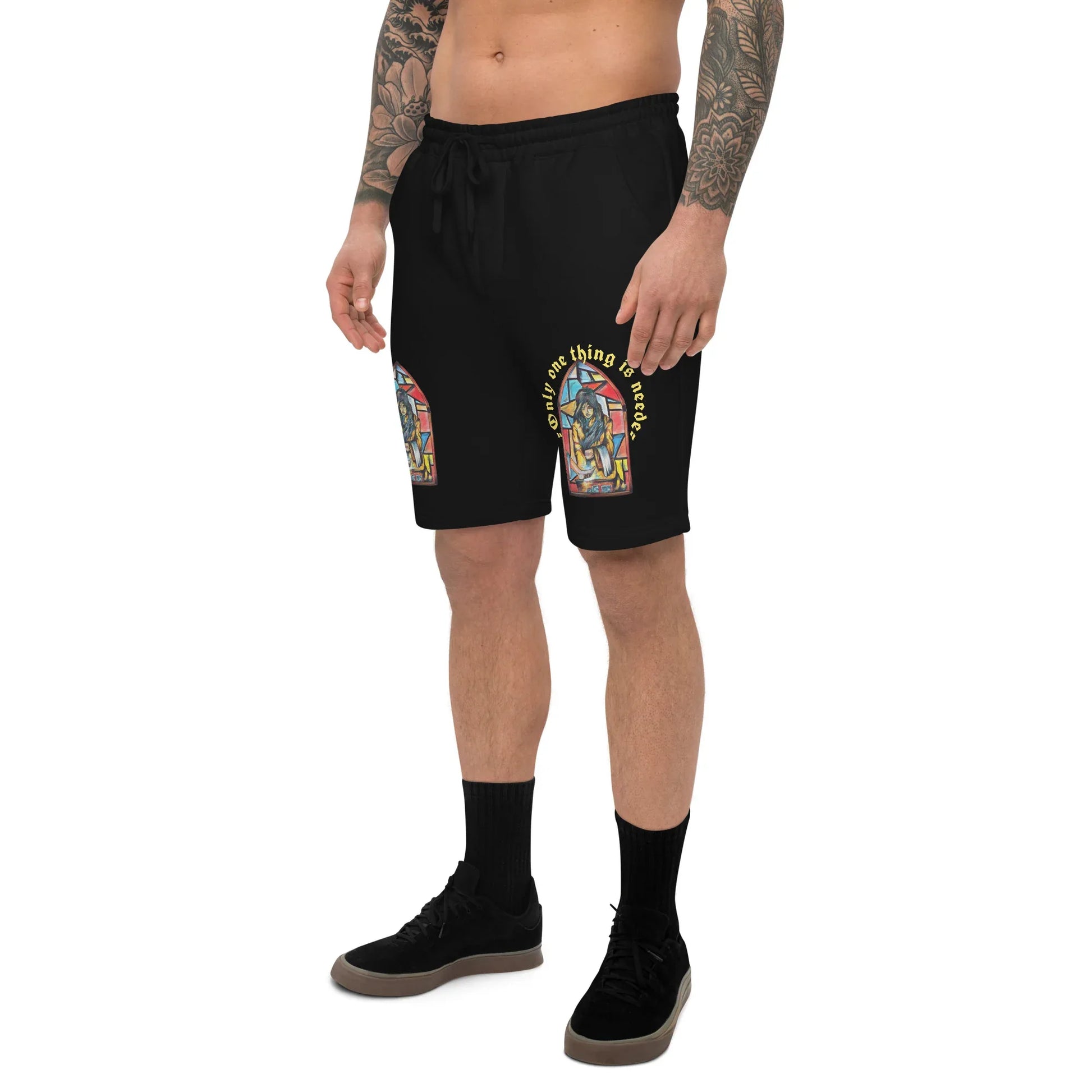 Only one thing is needed 33 Men's fleece shorts - Da G.A.T.E 33