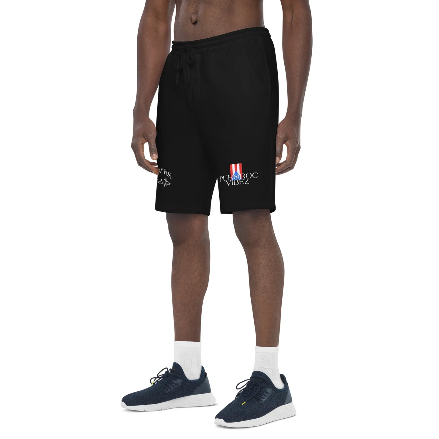 Pray for PR Men's fleece shorts - Da G.A.T.E 33