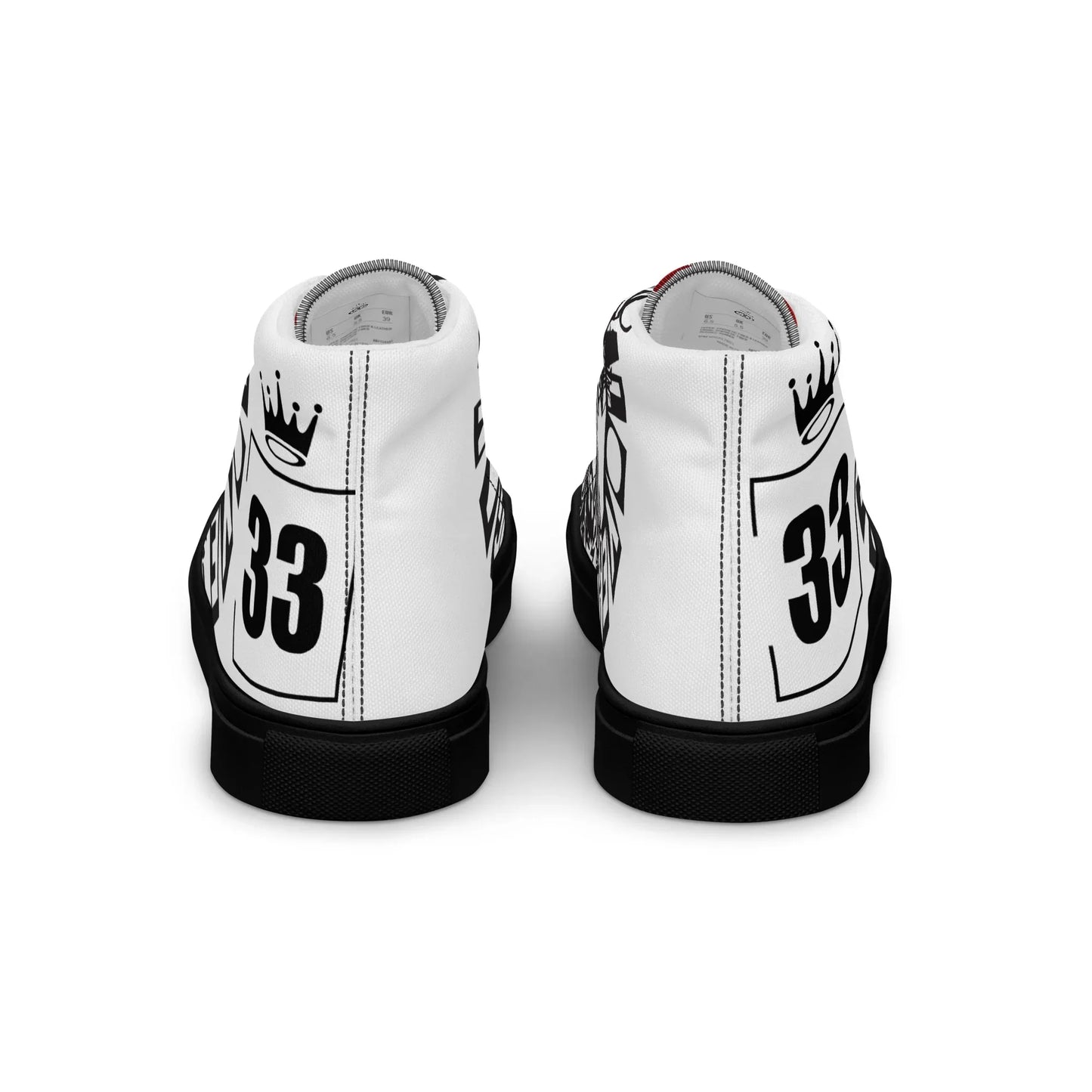 Gangsta of love Men’s high top canvas shoes - Da G.A.T.E 33
