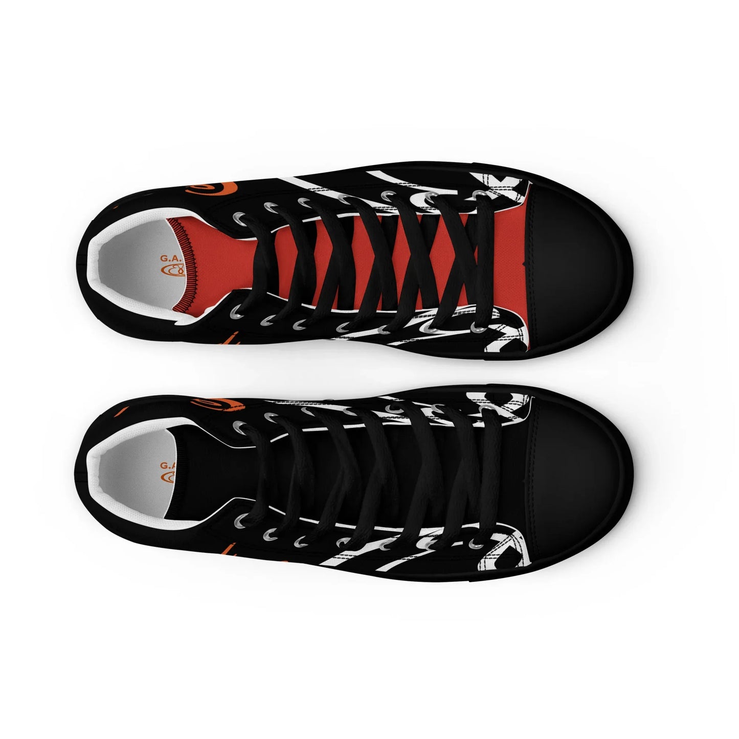God Vibes Only Men’s high top canvas shoes - Da G.A.T.E 33