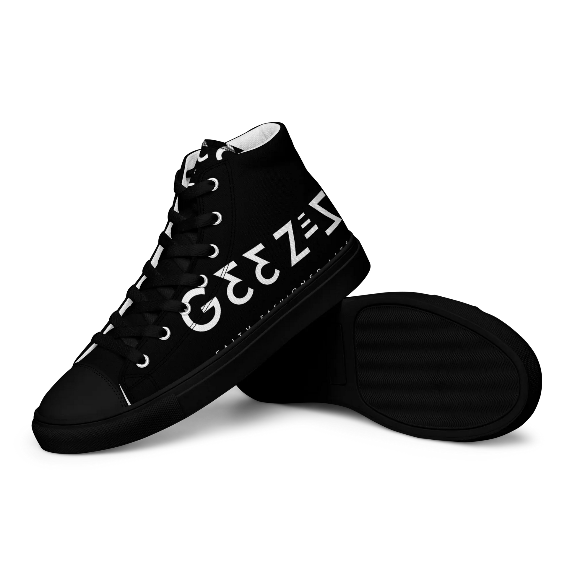 G33Z=Z Men’s high top canvas shoes - Da G.A.T.E 33