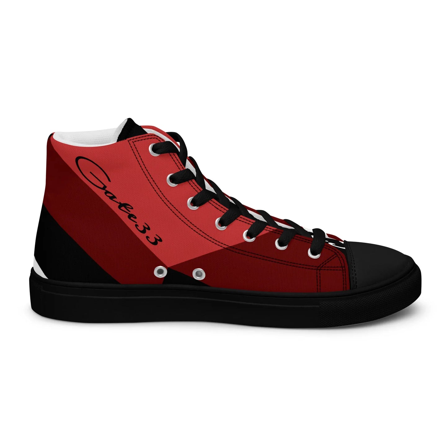 God Vibes Onliy Men’s high top canvas shoes - Da G.A.T.E 33