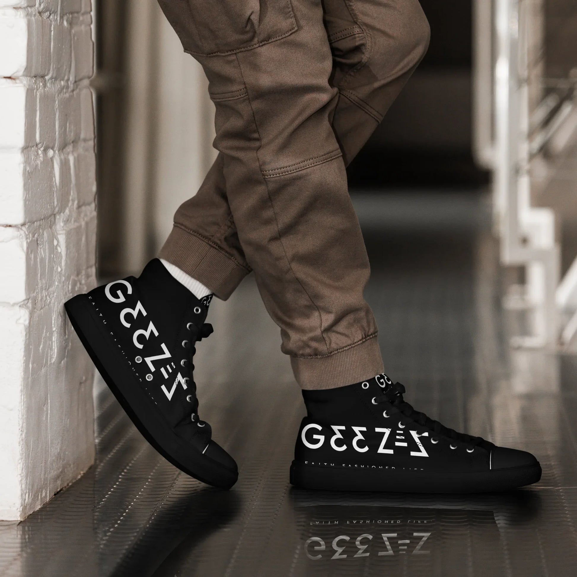 G33Z=Z Men’s high top canvas shoes - Da G.A.T.E 33