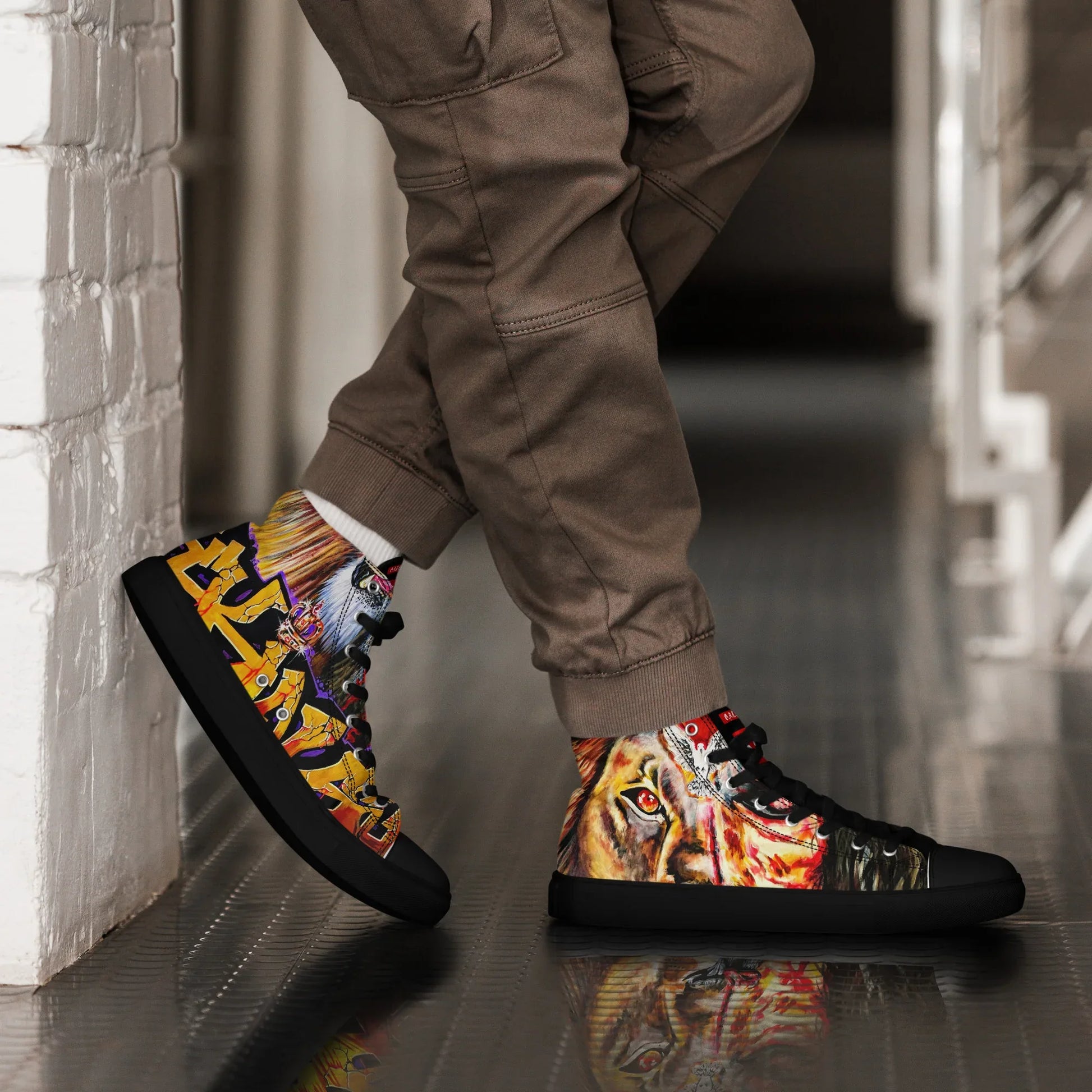 KING Men’s high top canvas shoes - Da G.A.T.E 33