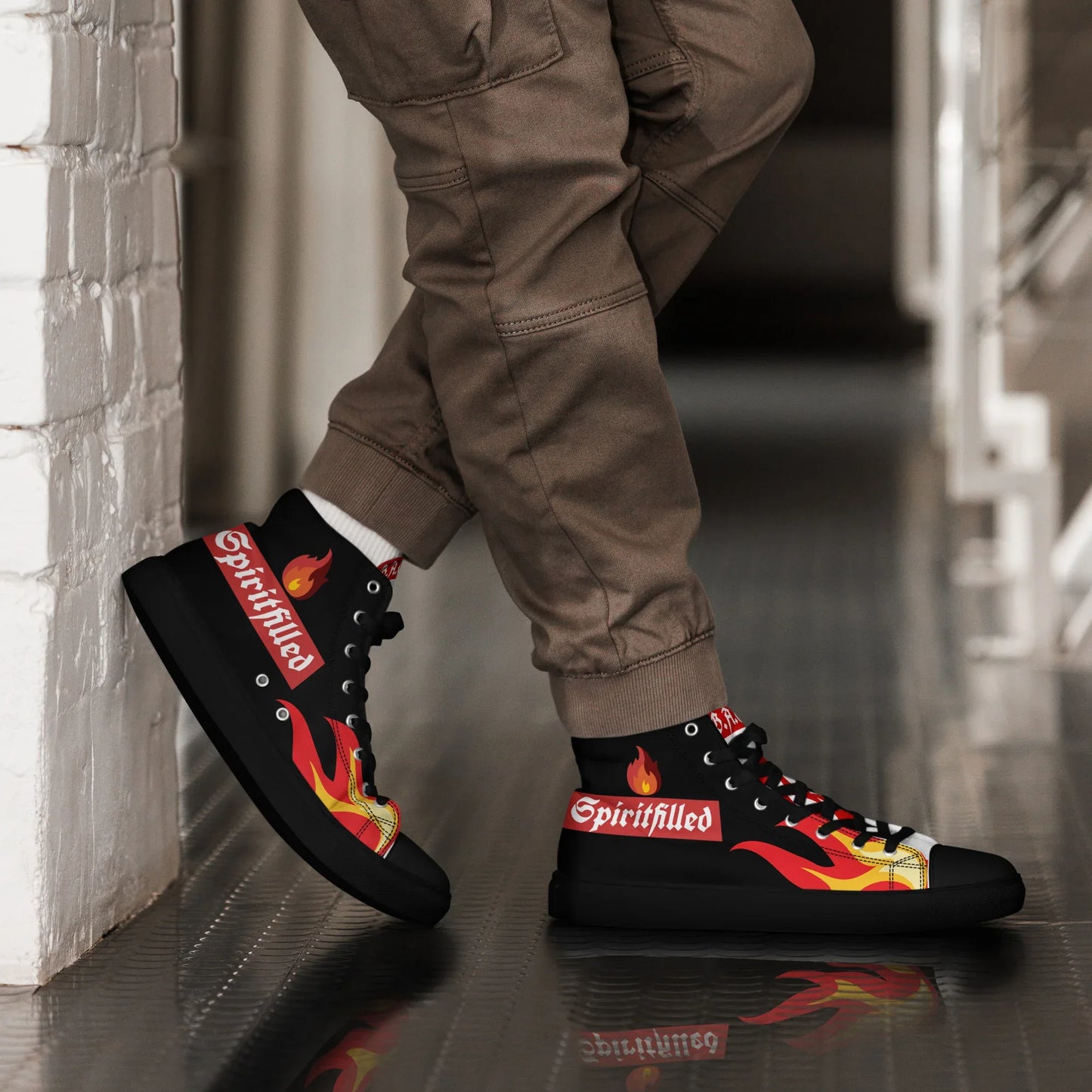 Spiritfilled Men’s high top canvas shoes - Da G.A.T.E 33