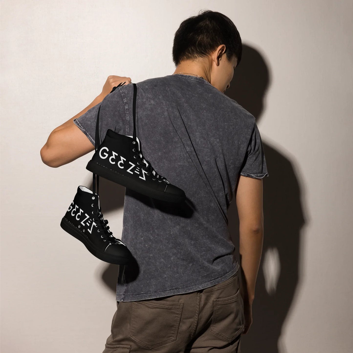 G33Z=Z Men’s high top canvas shoes - Da G.A.T.E 33