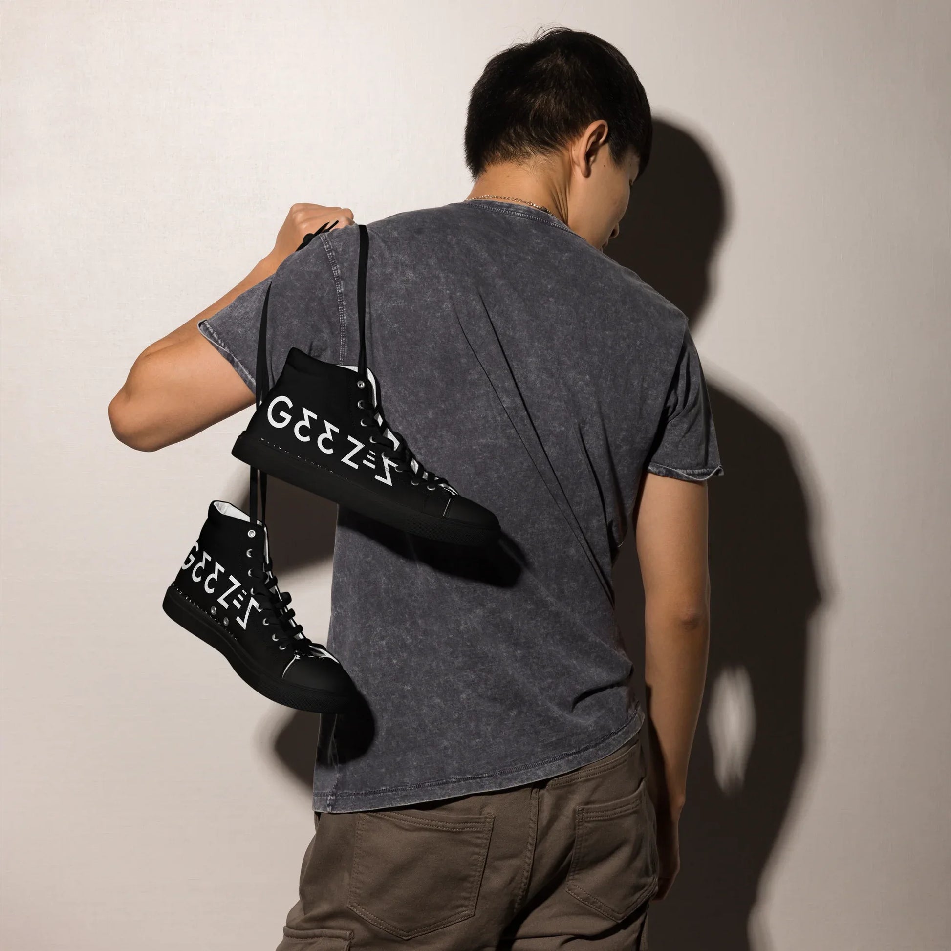 G33Z=Z Men’s high top canvas shoes - Da G.A.T.E 33