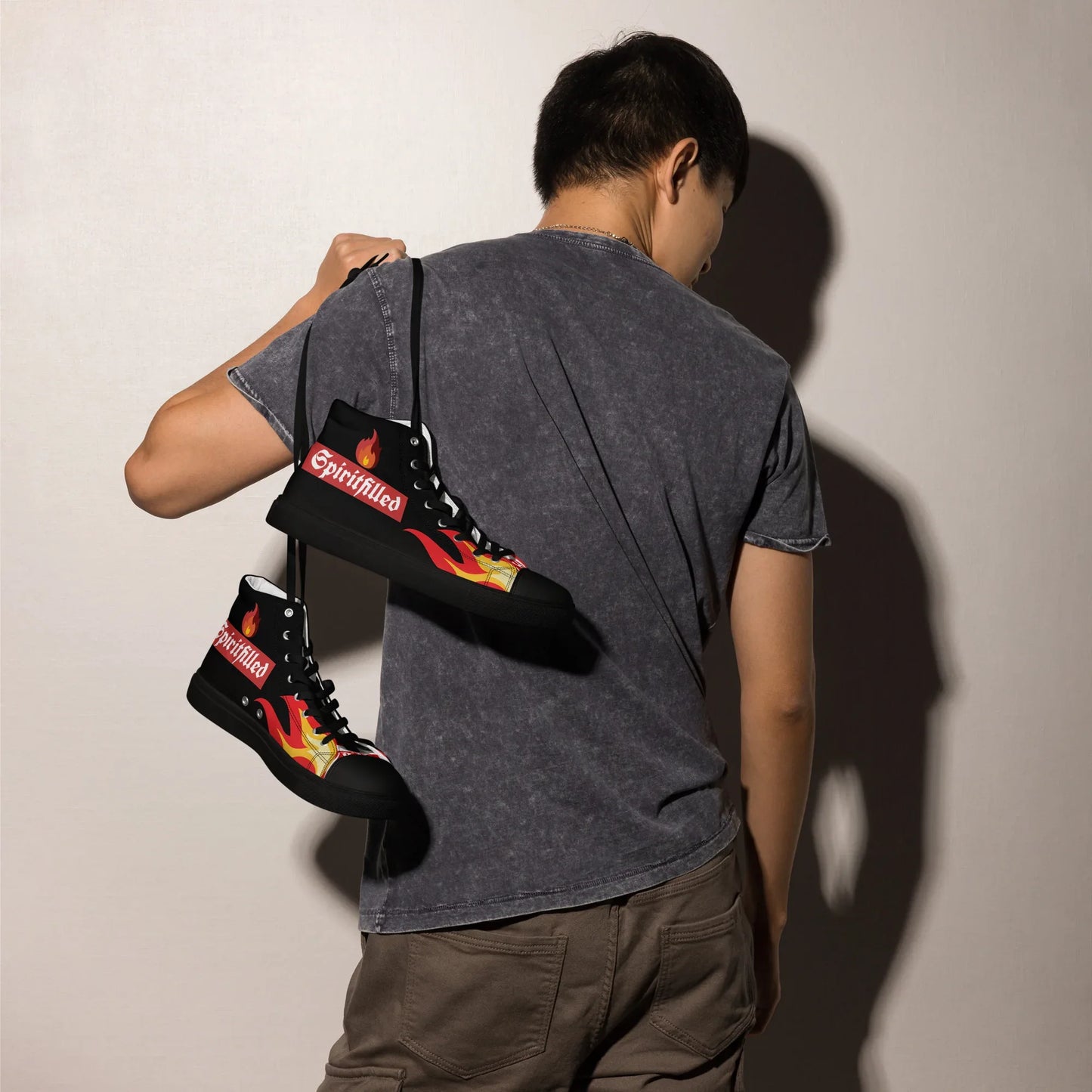 Spiritfilled Men’s high top canvas shoes - Da G.A.T.E 33