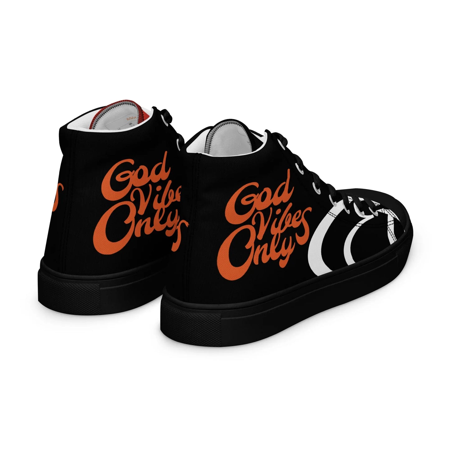 God Vibes Only Men’s high top canvas shoes - Da G.A.T.E 33