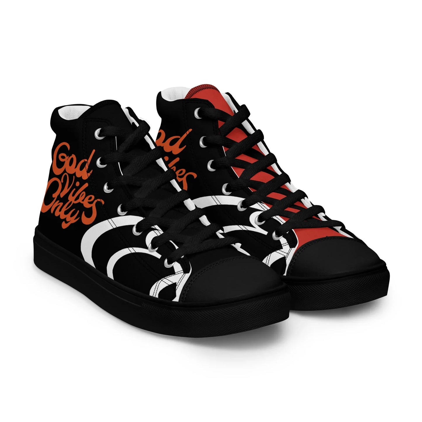 God Vibes Only Men’s high top canvas shoes - Da G.A.T.E 33