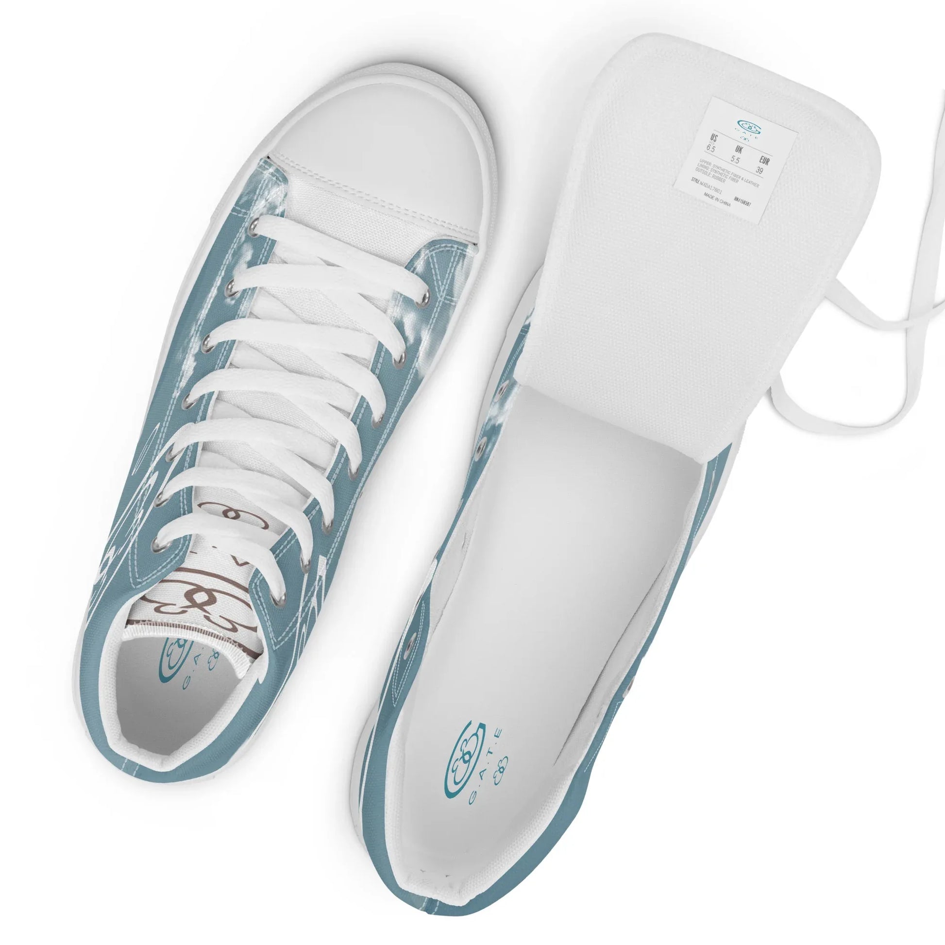 DaGate33 Men’s high top canvas shoes - Da G.A.T.E 33