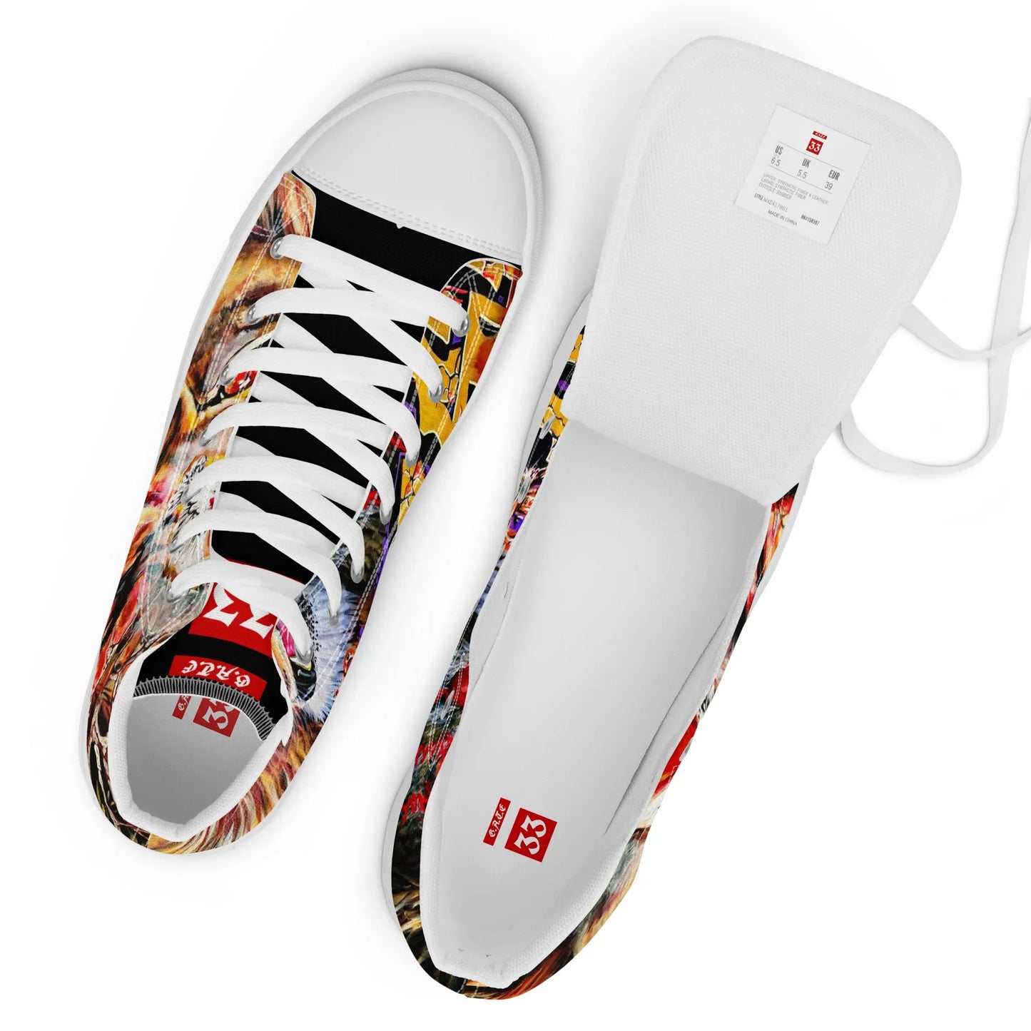KING Men’s high top canvas shoes - Da G.A.T.E 33